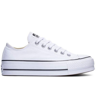 converse chuck taylor all star lift platform low canvas womens casual trainers