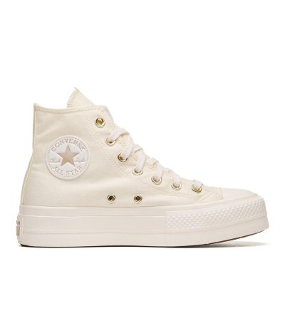converse chuck taylor all star lift tonal gold high womens casual trainers