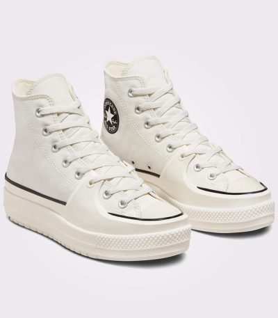 converse chuck taylor all star construct high unisex casual trainers